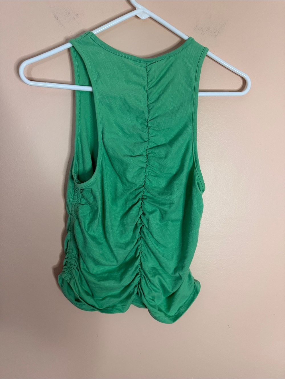 Universal Thread Bright Green Ruched Tank - Picture 5 of 6